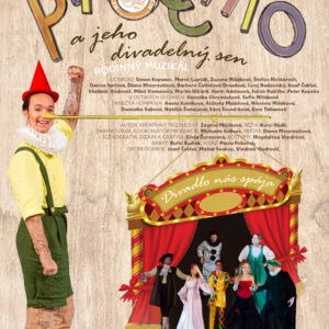 plagát Pinocchio a jeho divadelný sen