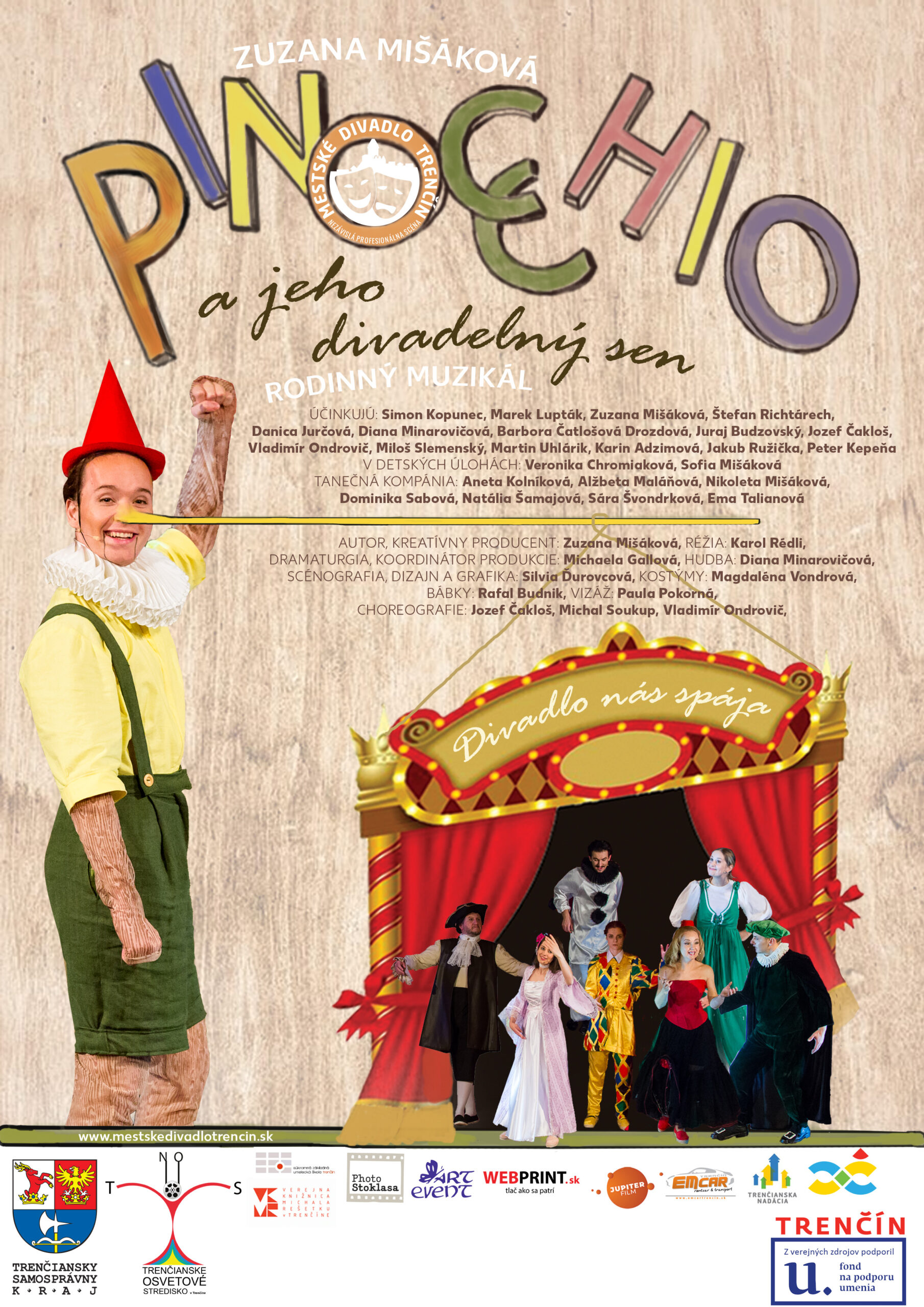 Z. Mišáková: Pinocchio a jeho divadelný sen
